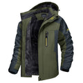 men's windproof outdoor jacket in army green
