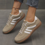 women's cushioned walking shoes in khaki