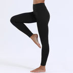 women's high waisted fleece-lined leggings