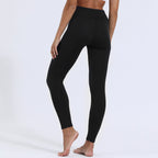 women's high waisted fleece-lined leggings