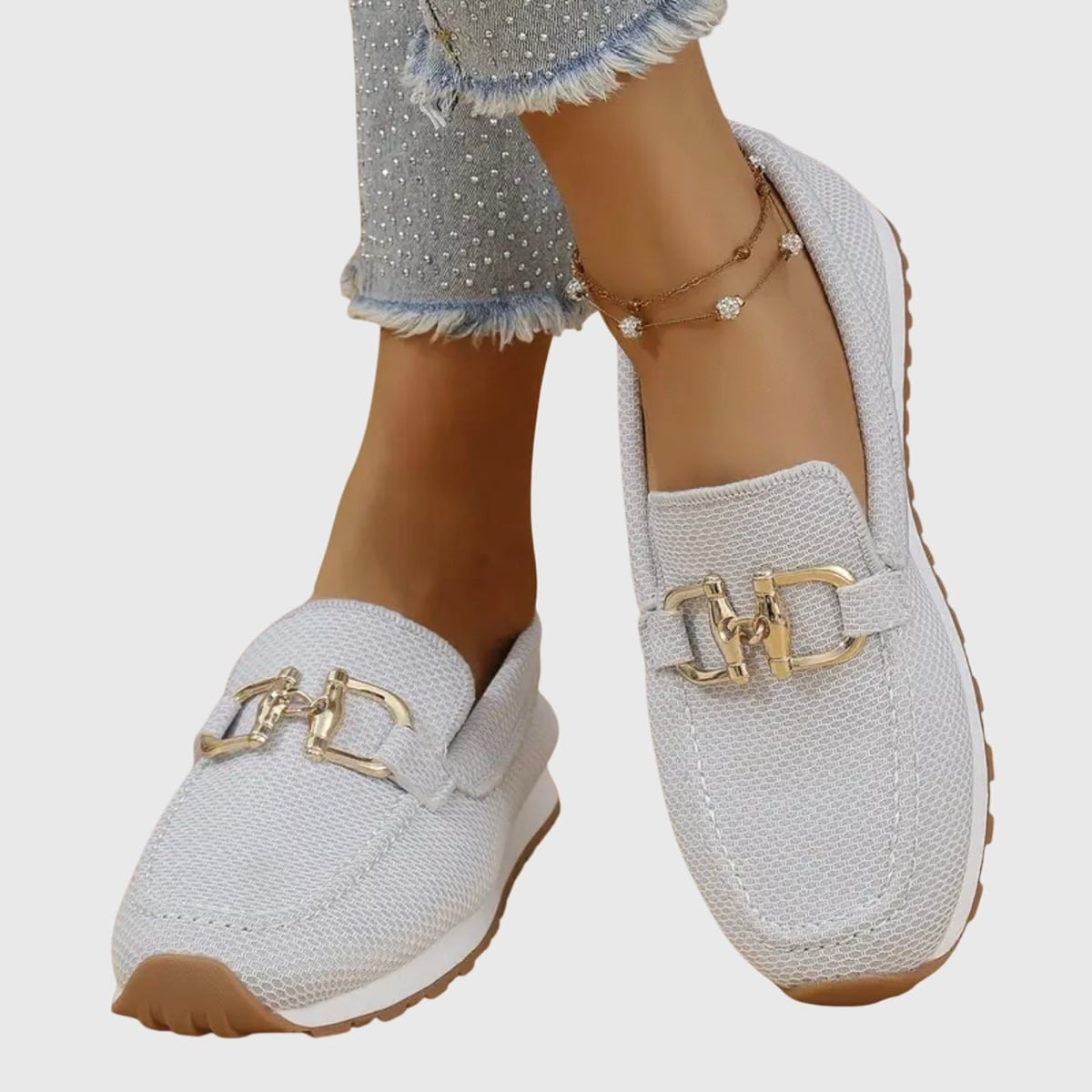women's horsebit slip-on loafers