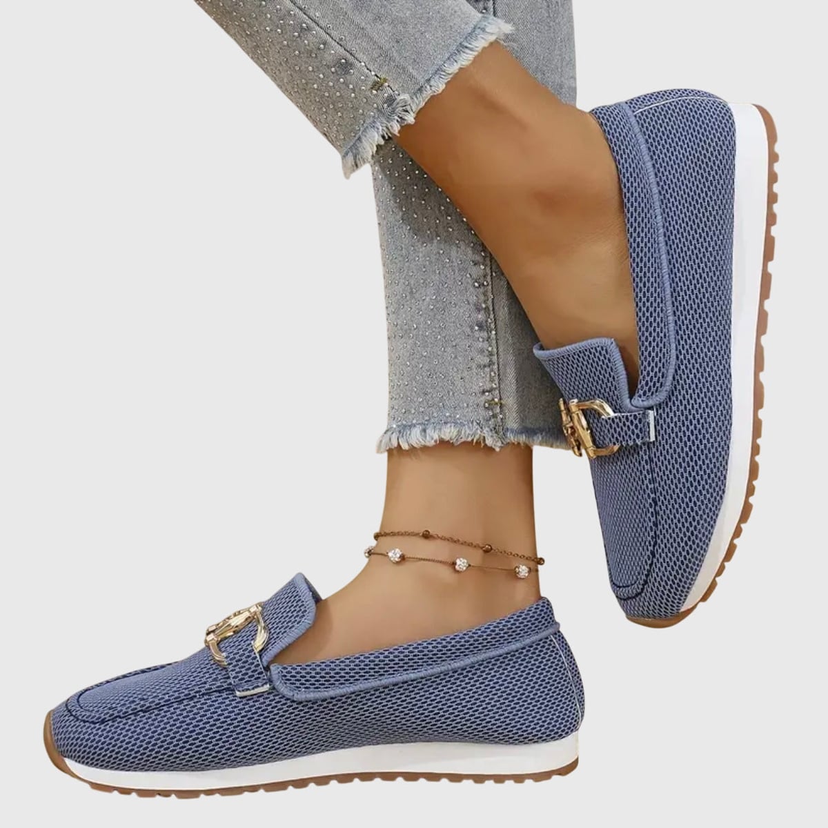 women's horsebit slip-on loafers