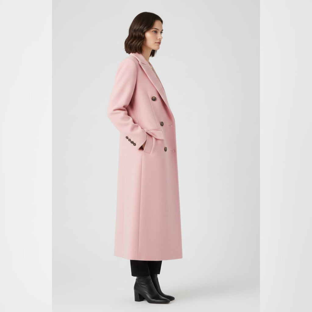 women's long lapel coat