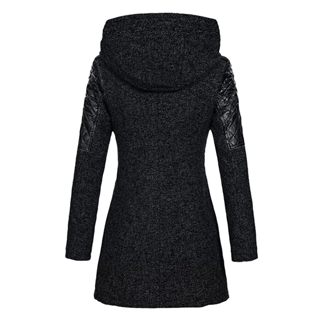 women's long wrap coat