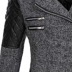 women's long wrap coat