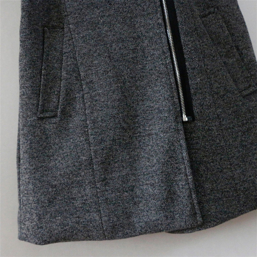women's long wrap coat