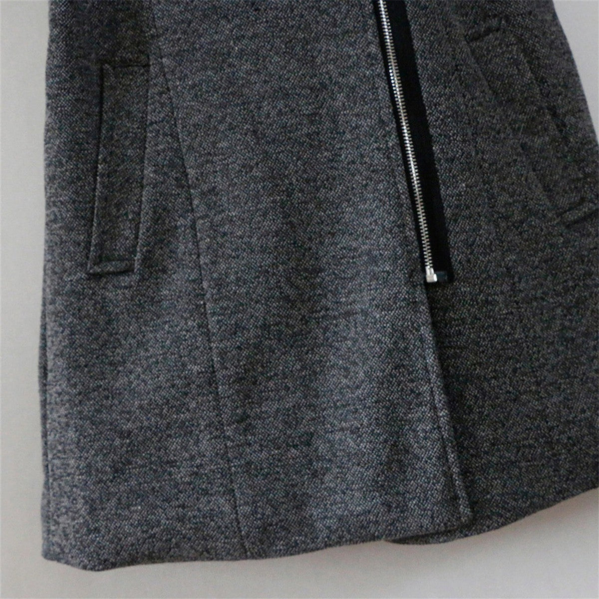 women's long wrap coat