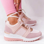 women's low profile everyday sneakers in pink