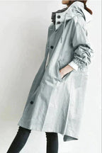women's oversized hood rain coat