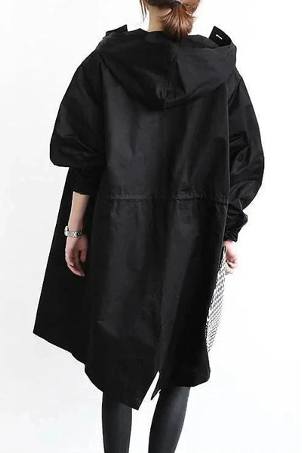 women's oversized hood rain coat