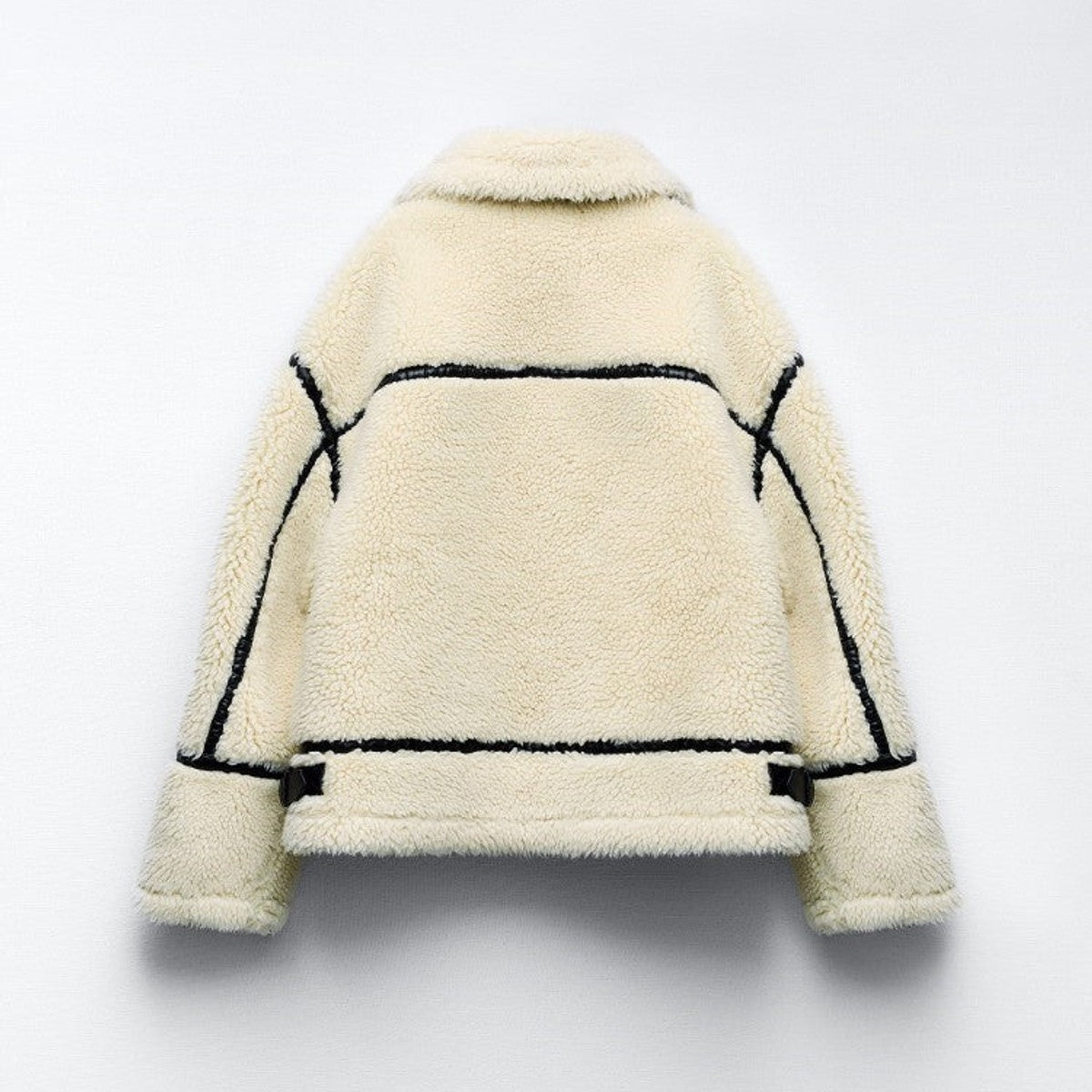 women's oversized teddy jacket