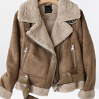women's smart casual blazer jacket in brown