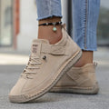women's wide fit slip-on sneakers in beige